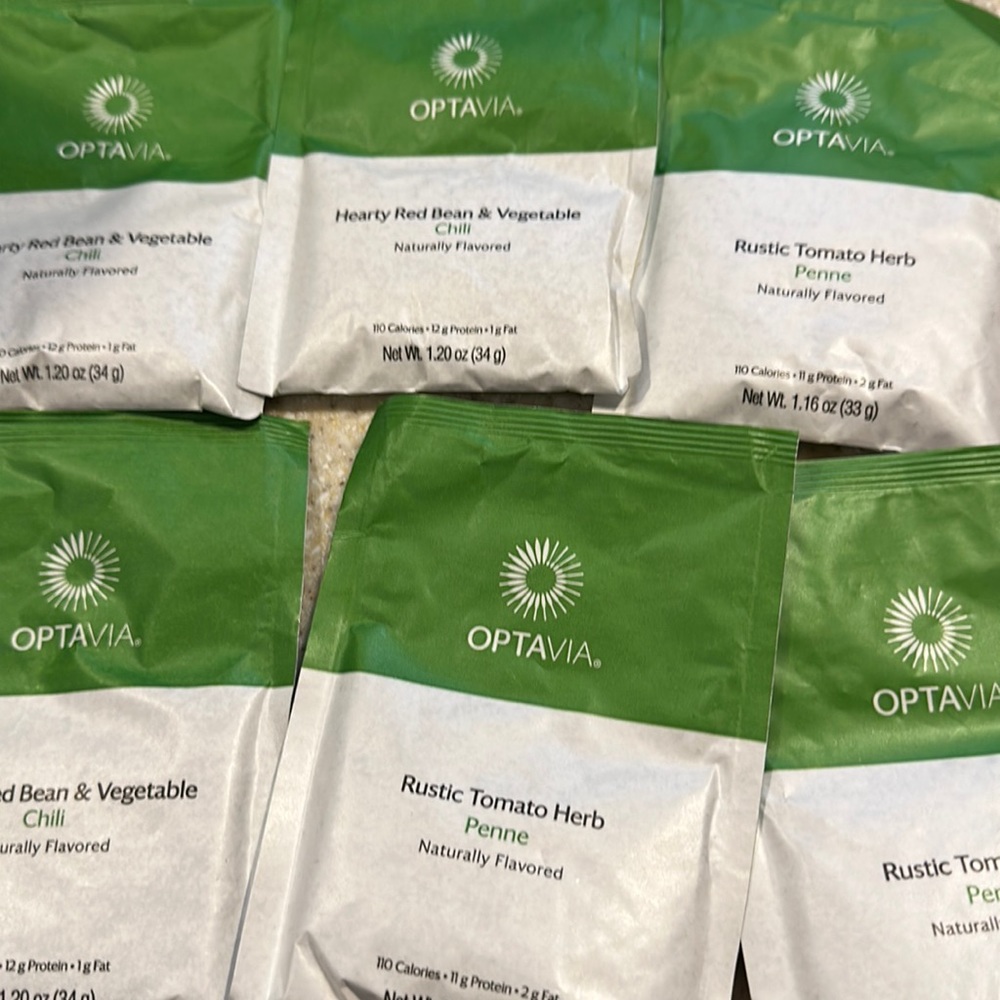 Optavia assorted lot “expired” pene and chili